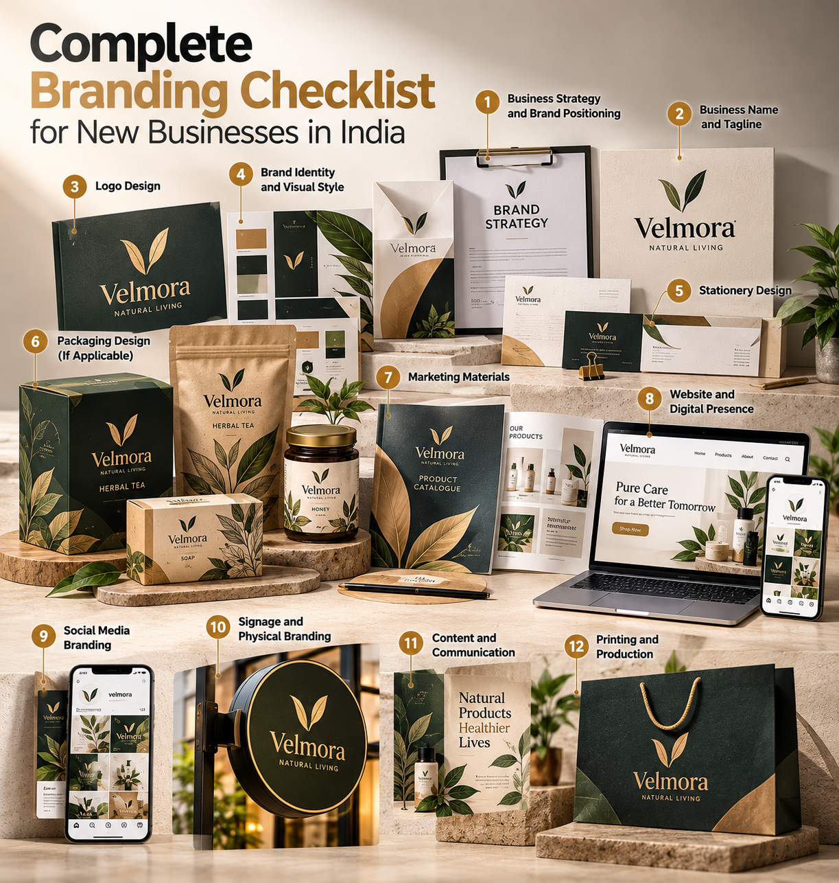 Complete Branding Checklist for New Businesses in India
